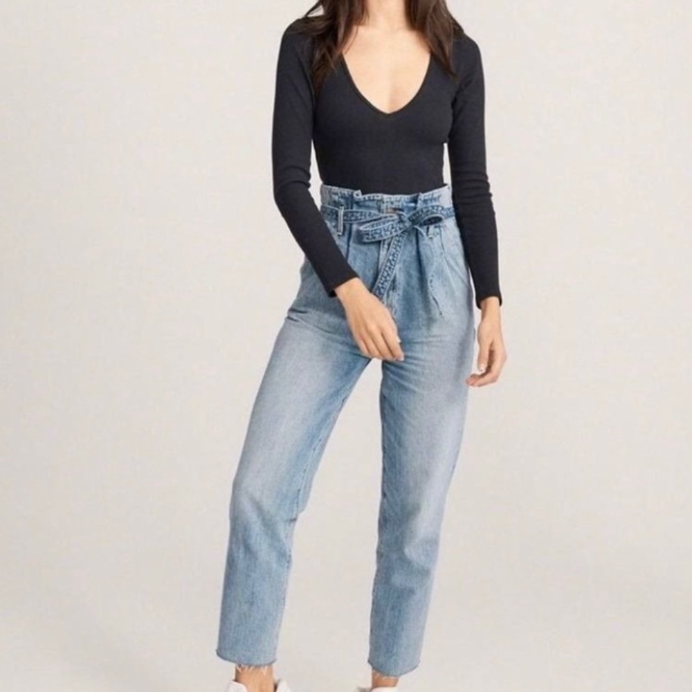 Abercrombie & Fitch paper bag jeans